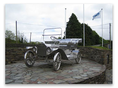 Model-T Ford monument, Ballinascarty, Co Cork, Ireland